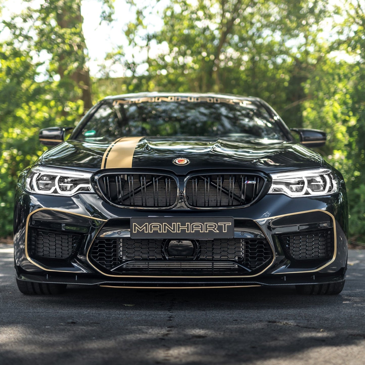 MANHART MH2F9011101 CARBON FRONT SPOILER RS ADD-ON FOR BMW F90 M5 (COMPETITION)