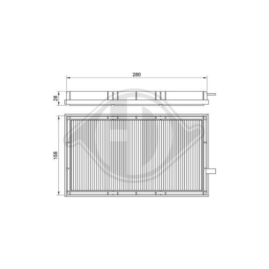 DIEDERICHS DCI0011 Pollen Filter For BMW 3 Series | ML Performance UK Car Parts