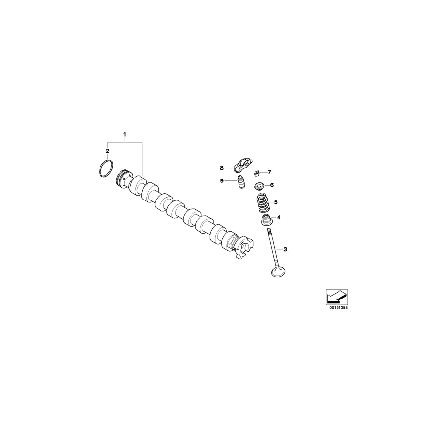 Genuine BMW 11317590251 R56 Camshaft Exhaust (Inc. One) | ML Performance UK Car Parts