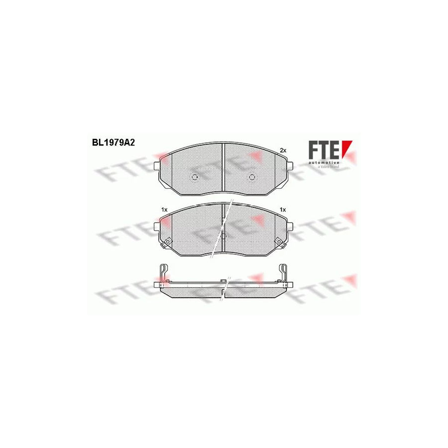 Fte 9010569 Brake Pad Set For Kia Sorento I (Jc) | ML Performance UK Car Parts