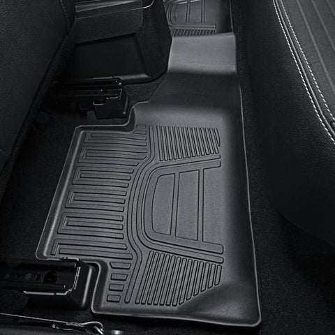 GENUINE FORD 2268332 ECOSPORT RUBBER FLOOR MATS REAR SET, TRAY STYLE, BLACK, 2017 - ONWARDS | ML Performance UK