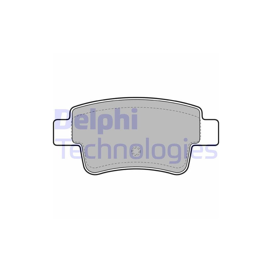 Delphi Lp2055 Brake Pad Set For Citro毛n C4