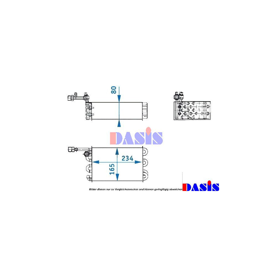 AKS Dasis 820860N Air Conditioning Evaporator For Porsche 911 | ML Performance UK