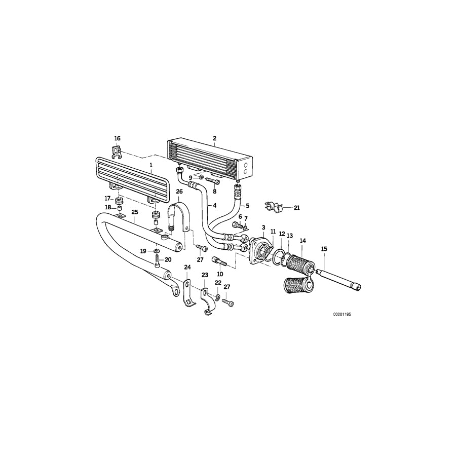 Genuine BMW 11421338511 Oil Filter Head (Inc. R 100 R, R 80 GS & R 100 GS) | ML Performance UK Car Parts