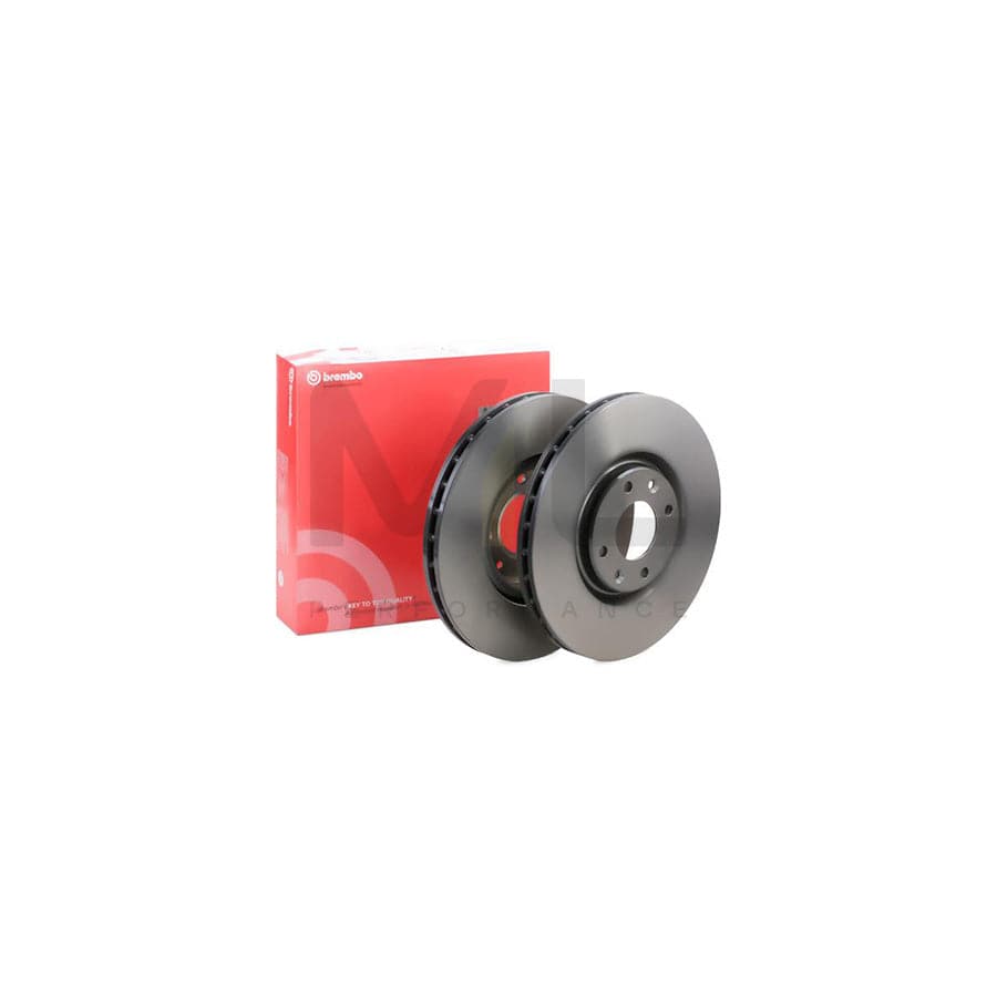 BREMBO COATED DISC LINE 09.A185.11 Brake Disc Internally Vented, Coated, High-carbon, with bolts/screws | ML Performance Car Parts