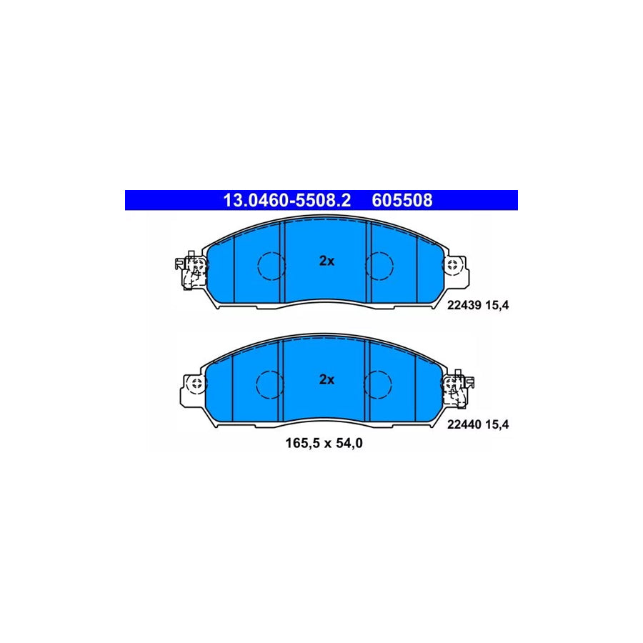 ATE 13.0460-5508.2 Brake Pad Set