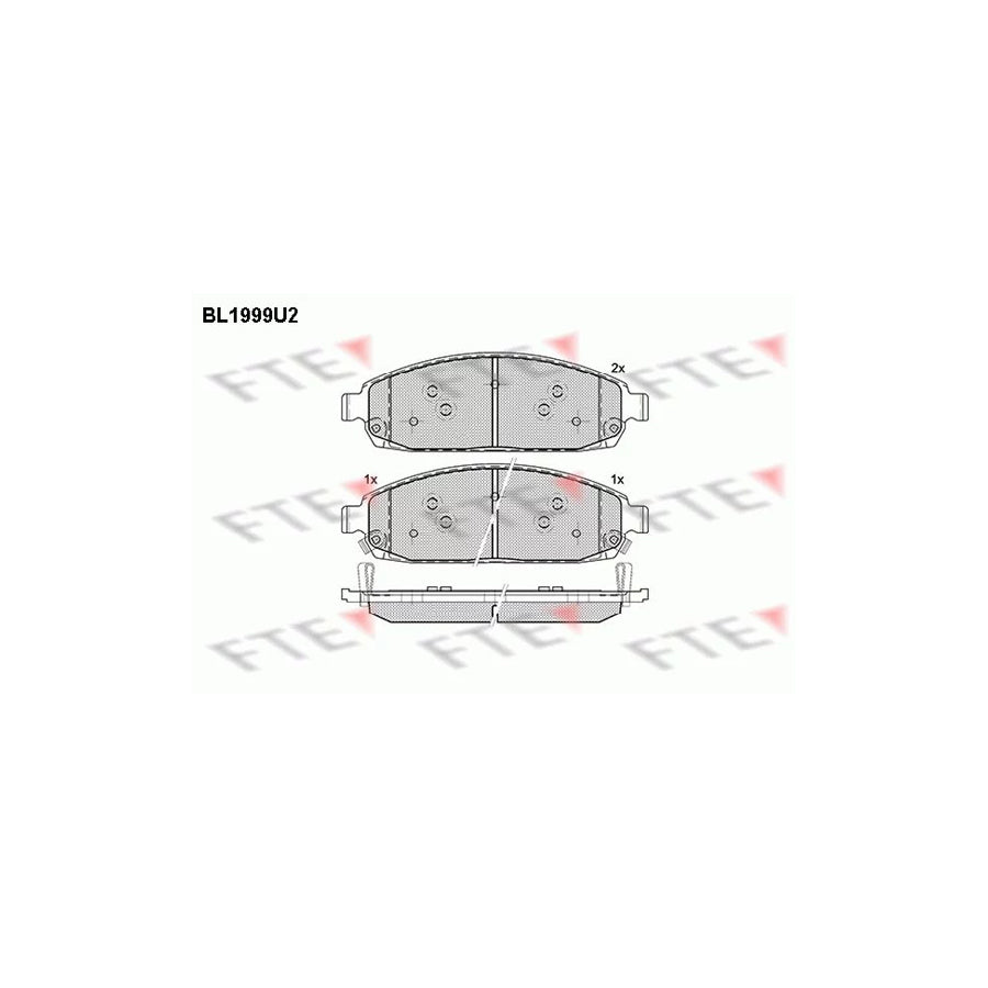 Fte BL1999U2 Brake Pad Set | ML Performance UK Car Parts