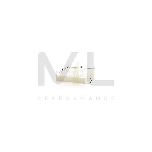 MANN-FILTER CU 28 009 Pollen filter Particulate Filter | ML Performance Car Parts