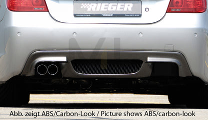 Rieger 00053602 BMW 5 Series E60 E61 Rear Diffuser 1 | ML Performance UK Car Parts