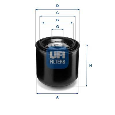 UFI 27.393.00 Air Dryer Cartridge, Compressed-Air System