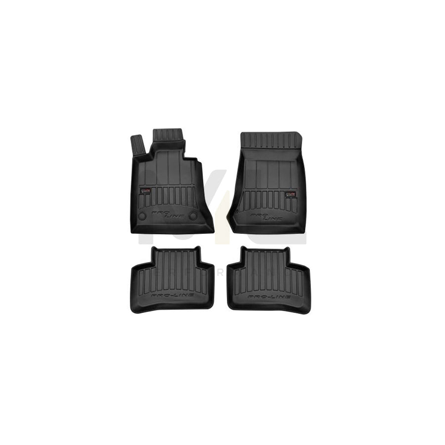 FROGUM Tailored 3D407787 Floor mat set suitable for MERCEDES-BENZ GLK (X204) Elastomer, Front and Rear, Quantity: 4, Black | ML Performance Car Parts