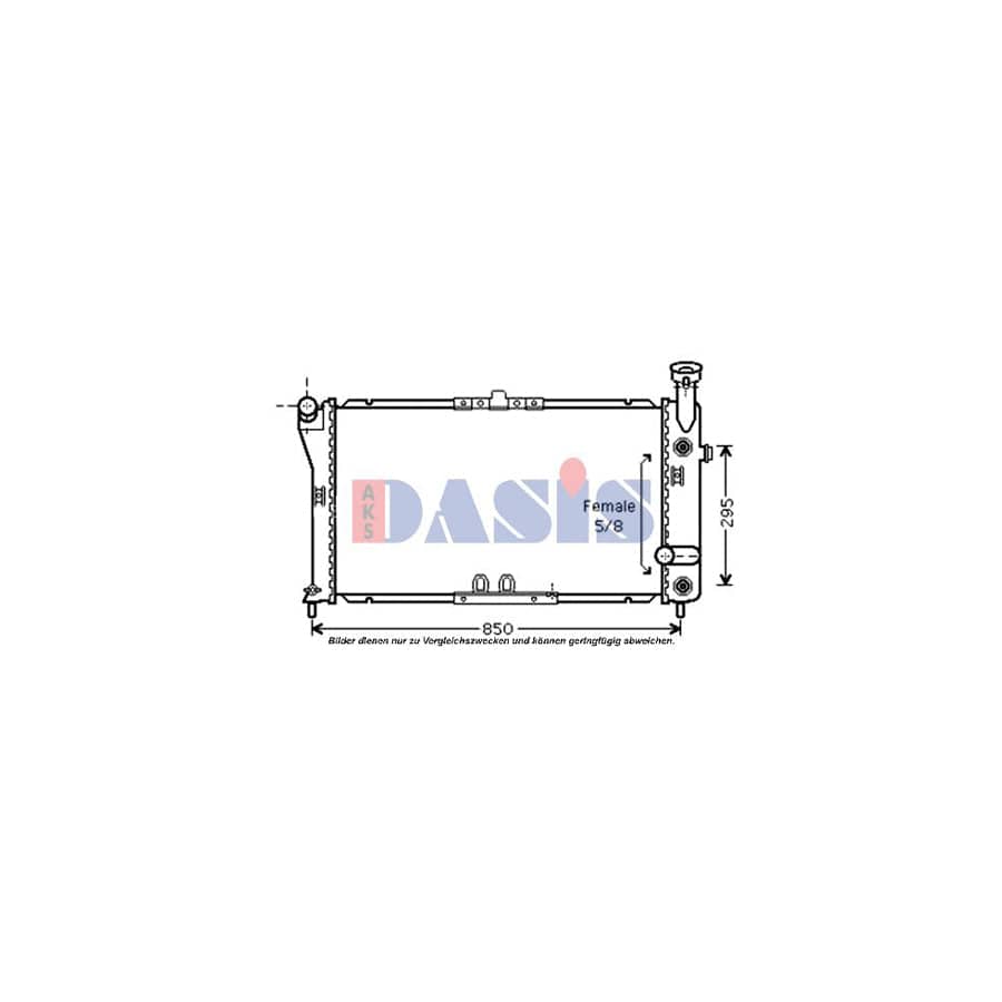 AKS Dasis 520106N Engine Radiator | ML Performance UK