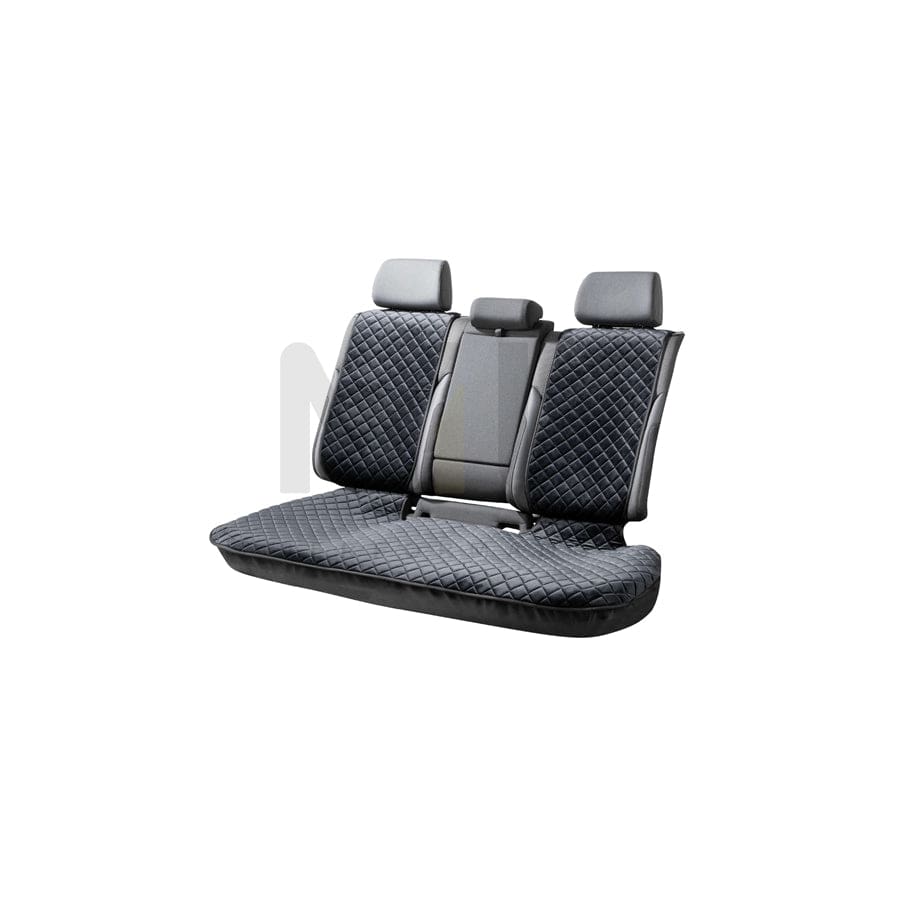 WALSER Comfortline Luxor 13959 Car seat cover Black, Cotton, Polyester, Rear | ML Performance Car Parts