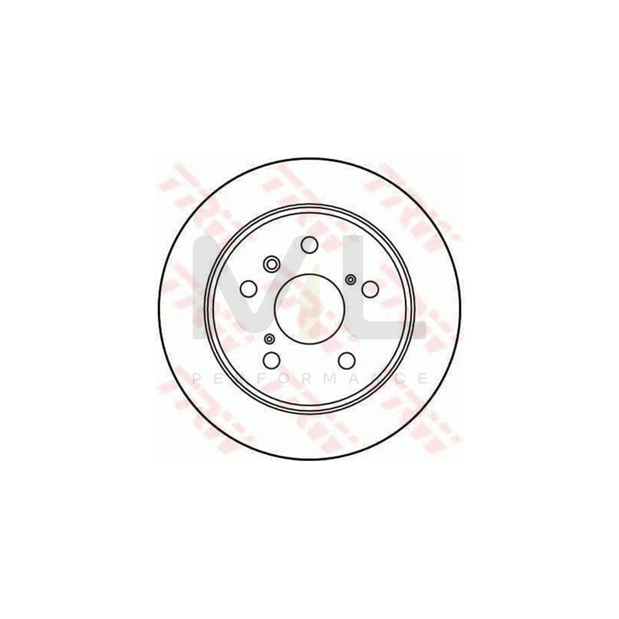 TRW DF2661 Brake Disc Solid | ML Performance Car Parts