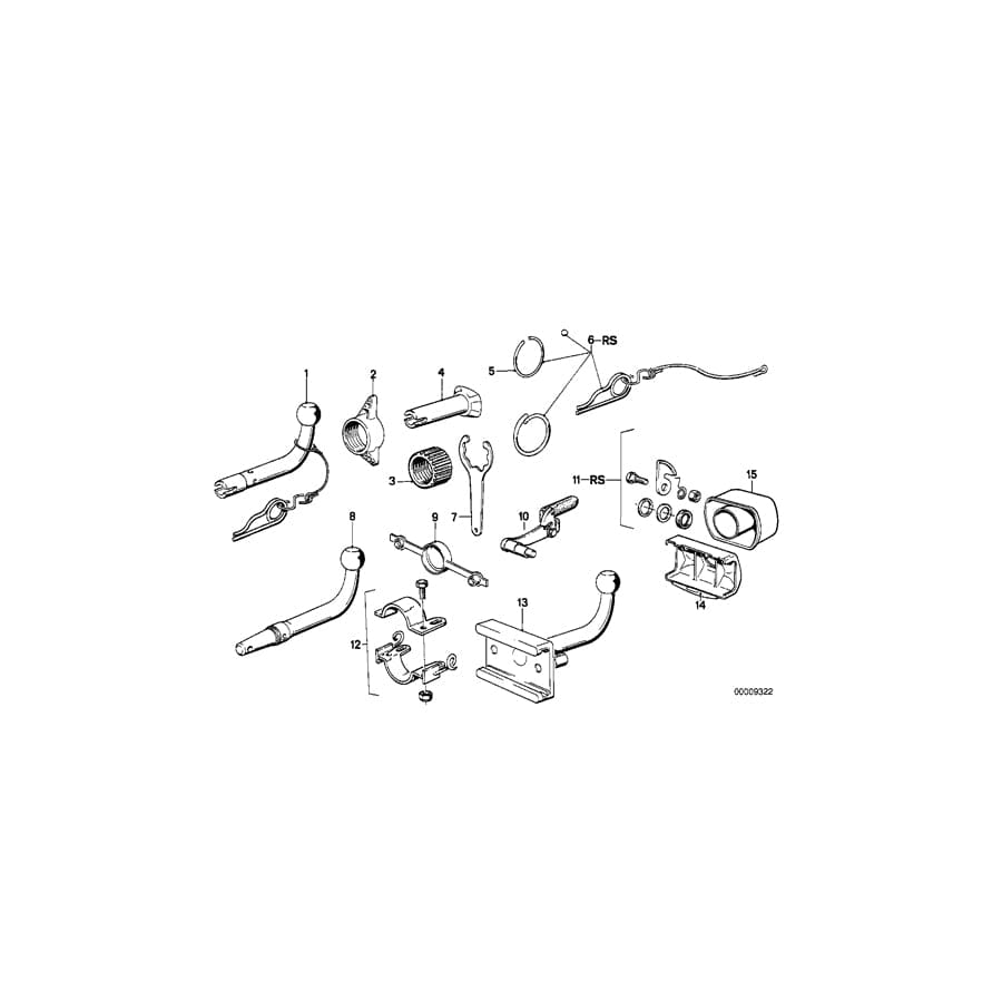 Genuine BMW 71601245137 E28 E24 E12 Lock WESTFALIA (Inc. 320i, 728iS & 525i) | ML Performance UK Car Parts