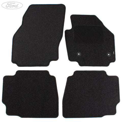 GENUINE FORD 1805767 MONDEO CARPET FLOOR MATS FRONT AND REAR, BLACK | ML Performance UK