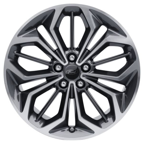 GENUINE FORD 2540808 FOCUS ALLOY WHEEL 18" 5 X 2-SPOKE DESIGN, PEARL GREY MACHINED | ML Performance UK