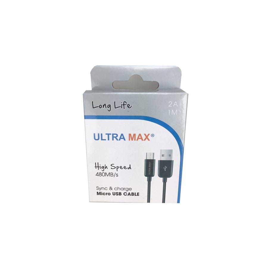 Ultramax Cable Micro USB To USB | ML Performance Battery and Electrical Accessories