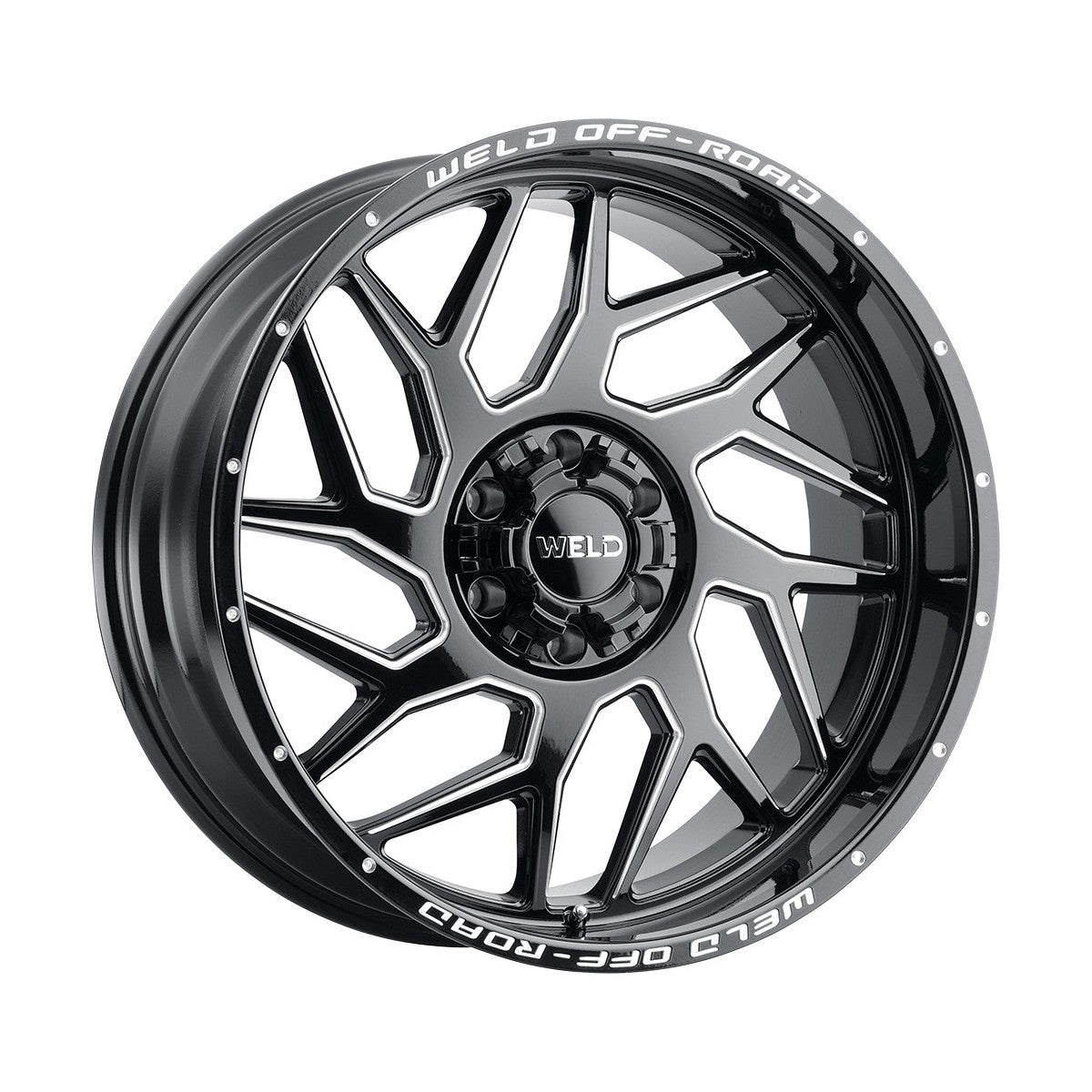 Weld W11720098475 Fulcrum W117 Wheel 22x10 6x135 ET-18 BS4.75 Gloss Black MIL