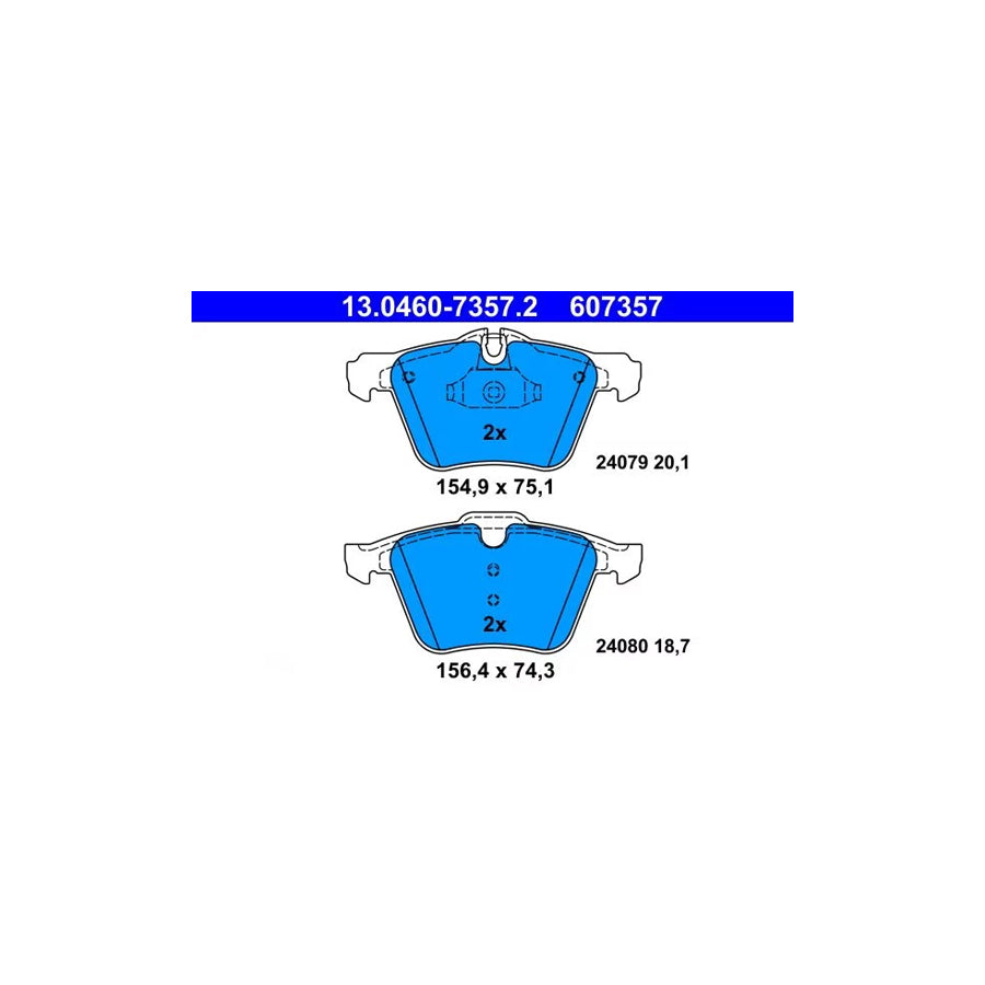 ATE 13.0460-7357.2 Brake Pad Set