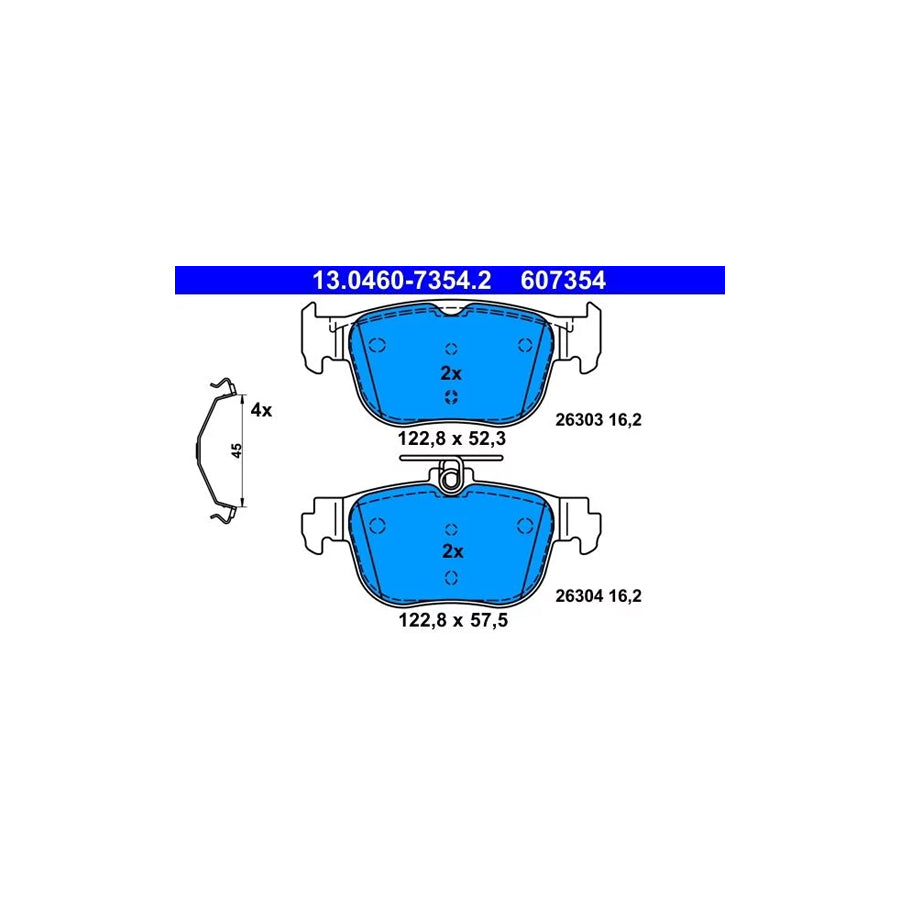 ATE 13.0460-7354.2 Brake Pad Set