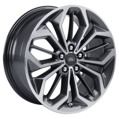 GENUINE FORD 2540808 FOCUS ALLOY WHEEL 18" 5 X 2-SPOKE DESIGN, PEARL GREY MACHINED | ML Performance UK