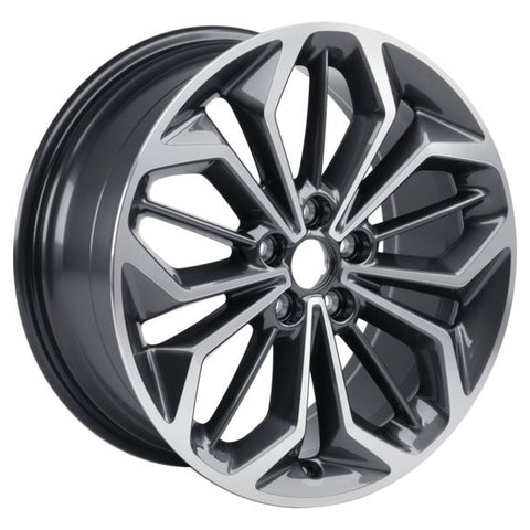 GENUINE FORD 2540808 FOCUS ALLOY WHEEL 18" 5 X 2-SPOKE DESIGN, PEARL GREY MACHINED | ML Performance UK