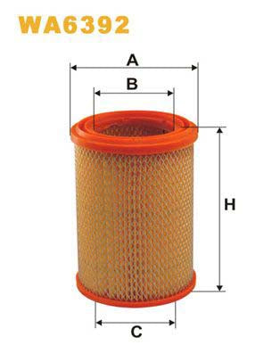 WIX Filters WA6392 Air Filter