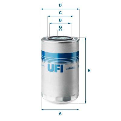 UFI 24.063.00 Fuel Filter