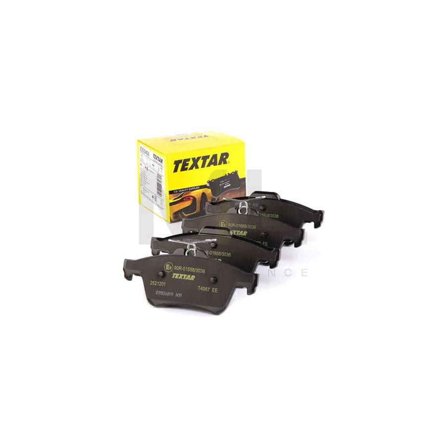 TEXTAR 2521201 Brake pad set not prepared for wear indicator | ML Performance Car Parts