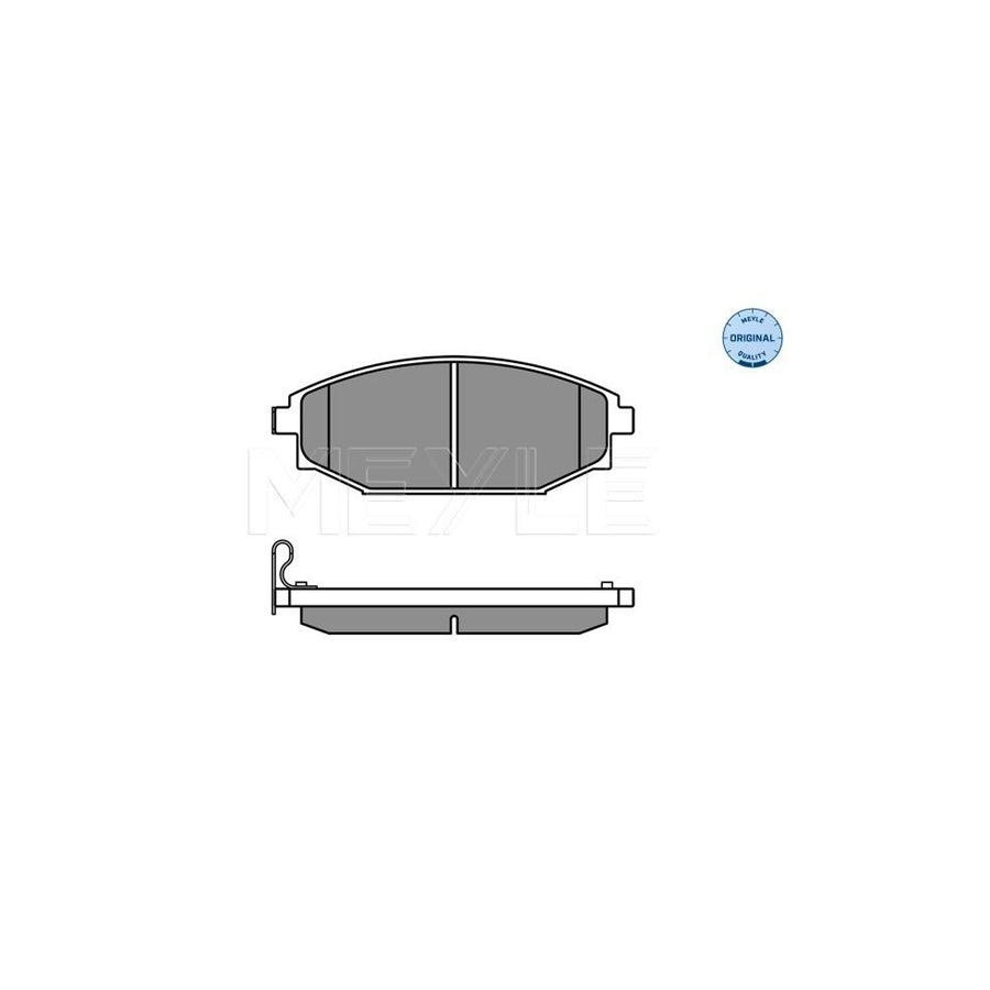 Meyle 025 235 1816/W Brake Pad Set