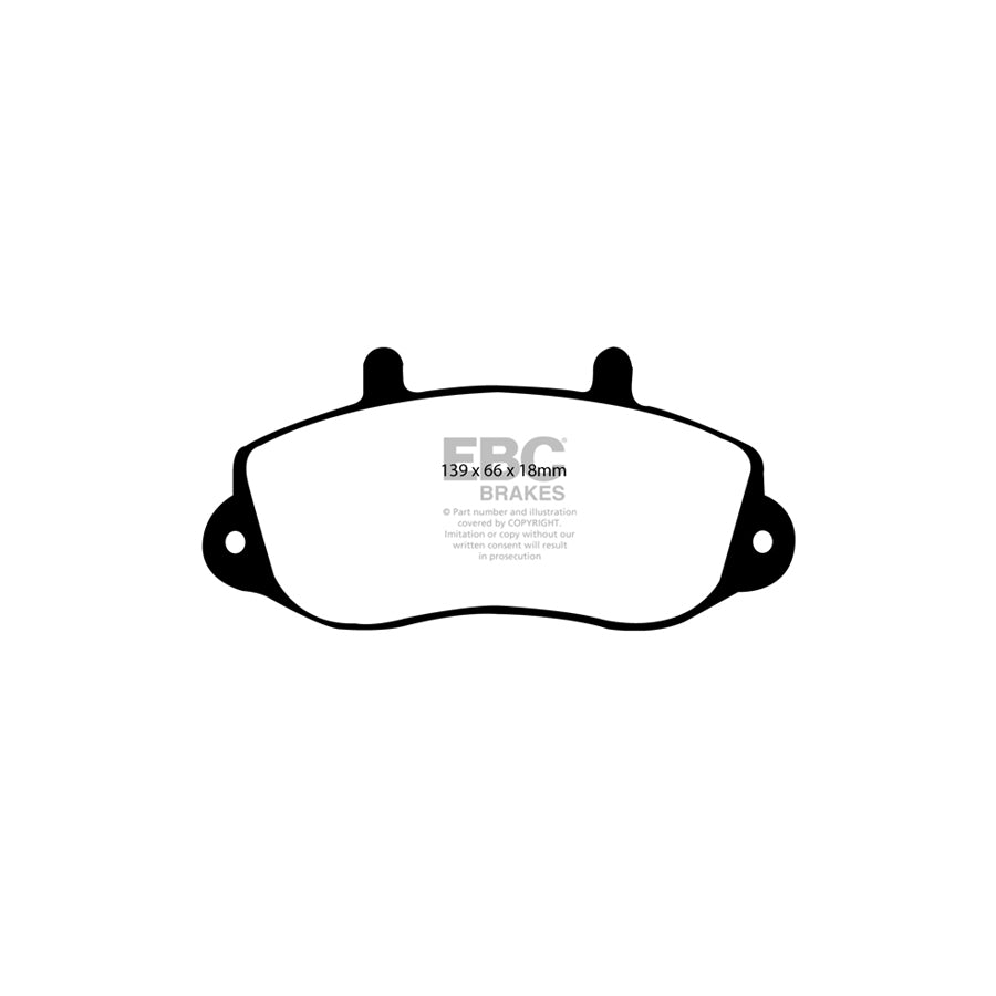 EBC DP1182 Opel Renault Vauxhall Ultimax Front Brake Pads (Inc. Movano & Master) 2 | ML Performance UK Car Parts