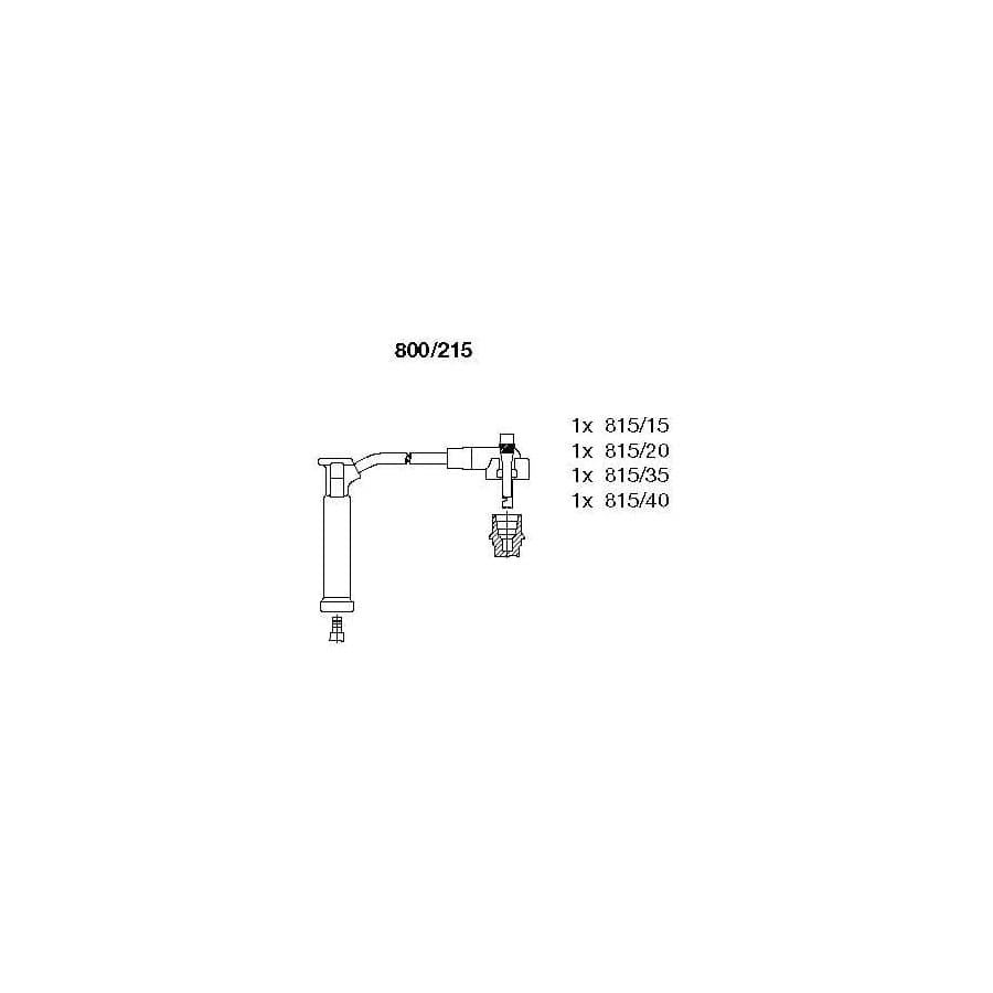 Bremi 800/215 Ignition Cable Kit