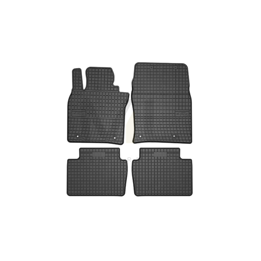 FROGUM Tailored, Basic 411036 Floor mat set for MAZDA CX-30 (DM) Elastomer, Front and Rear, Quantity: 4, Black | ML Performance Car Parts