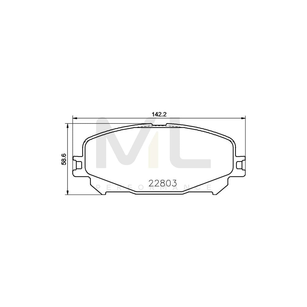 Brembo P 68 071 Brake Pad Set Excl. Wear Warning Contact, With Anti-Squeak Plate, With Brake Caliper Screws | ML Performance Car Parts