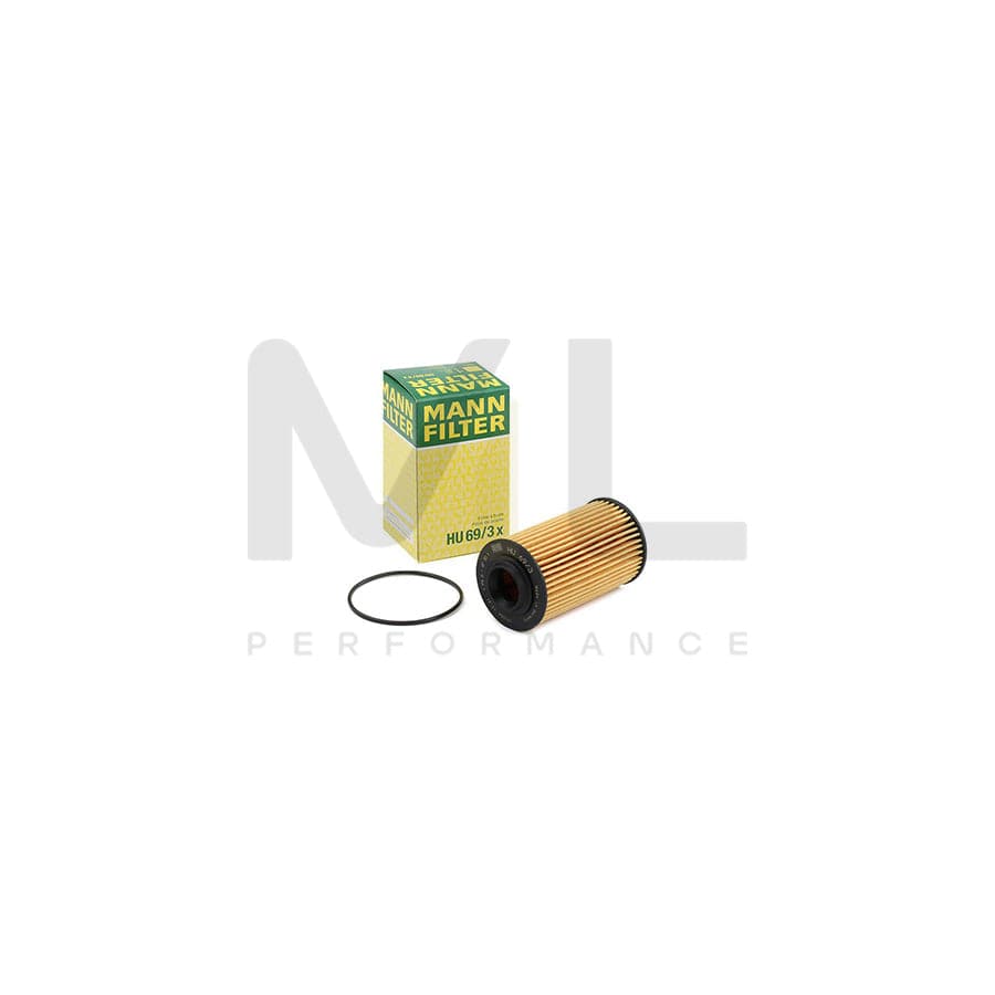 MANN-FILTER HU 69/3 x Oil Filter with seal, Filter Insert | ML Performance Car Parts