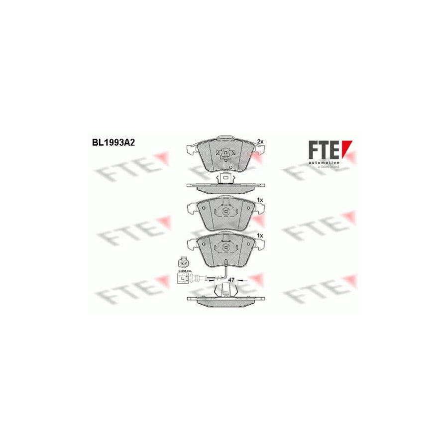 Fte BL1993A2 Brake Pad Set | ML Performance UK Car Parts