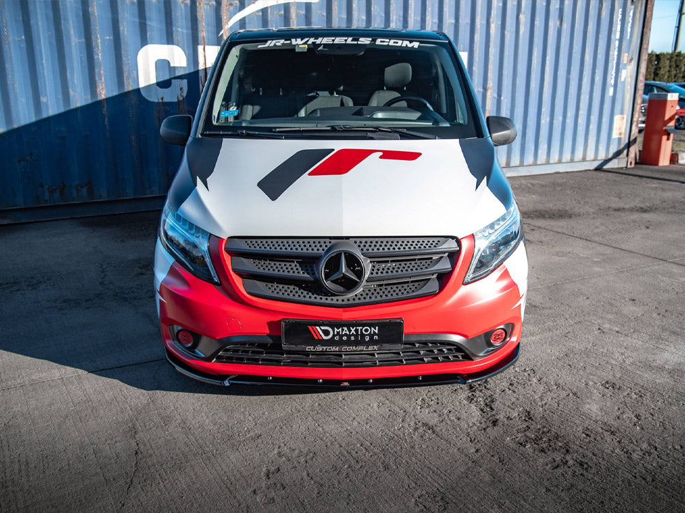 Maxton Design Mercedes Vito W447 Facelift (2020-) Front Splitter V.2