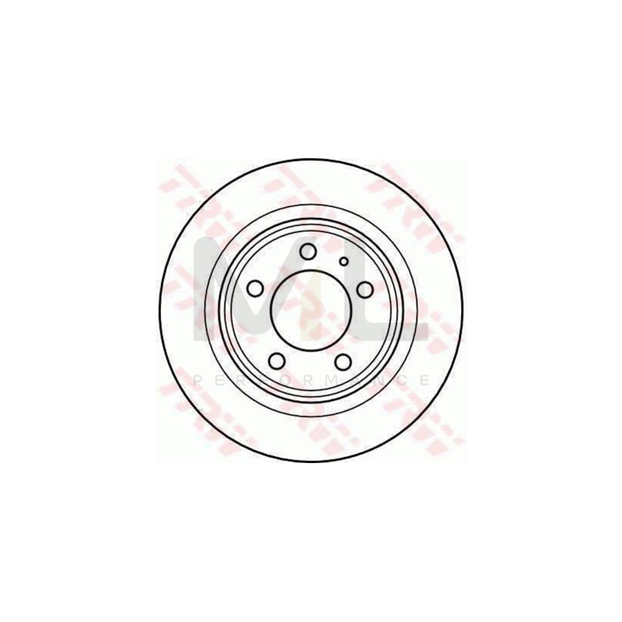 TRW DF4136 Brake Disc for BMW 3 Series Solid | ML Performance Car Parts