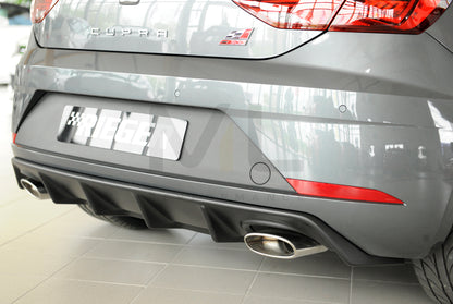 Rieger 00027037 SEAT 5F Leon Cupra Rear Diffuser 7 | ML Performance UK Car Parts