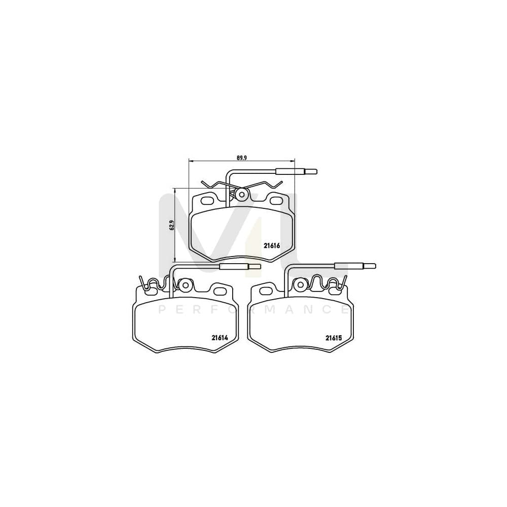 Brembo P 61 041 Brake Pad Set | ML Performance Car Parts