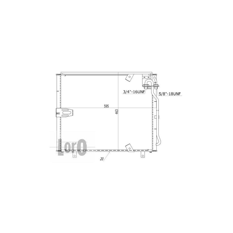 Abakus 0040160002 Air Conditioning Condenser | ML Performance UK