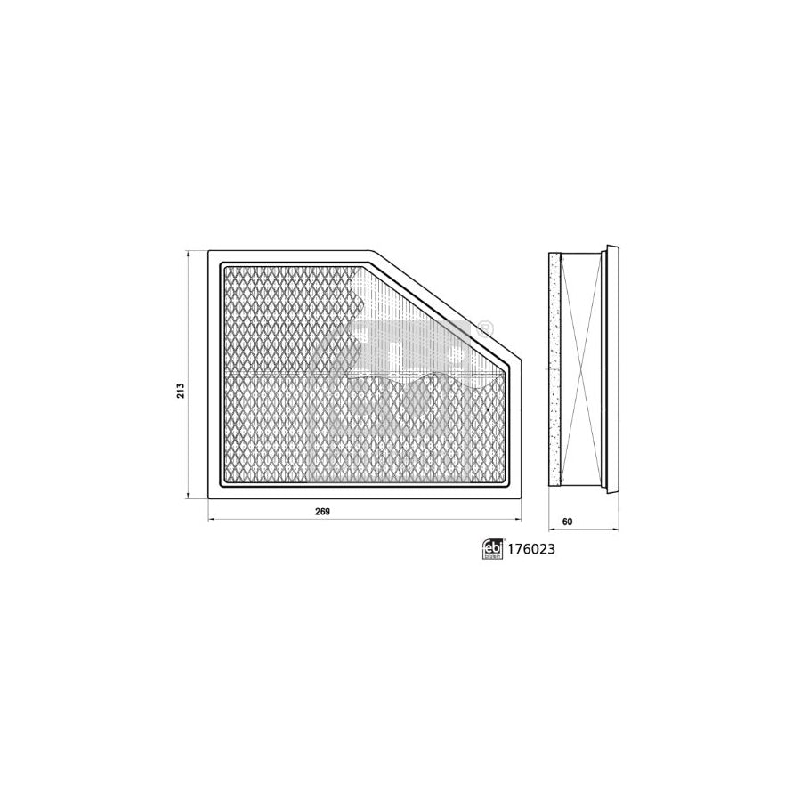 Febi Bilstein 176023 Air Filter