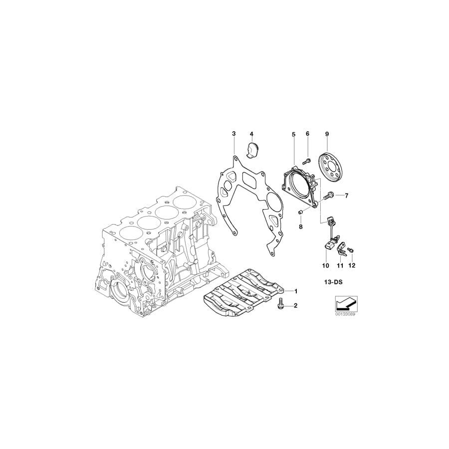 Genuine BMW 11117791532 E46 E83 Bowl Reinforcement (Inc. 318d, X3 2.0d & 318td) | ML Performance UK Car Parts