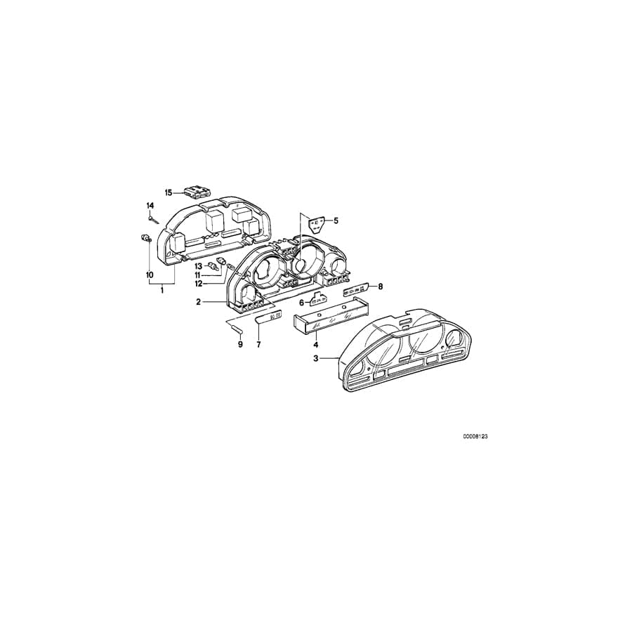 Genuine BMW 62111378566 E34 E32 Dashboard Support (Inc. 530i, M5 3.6 & 735i) | ML Performance UK Car Parts