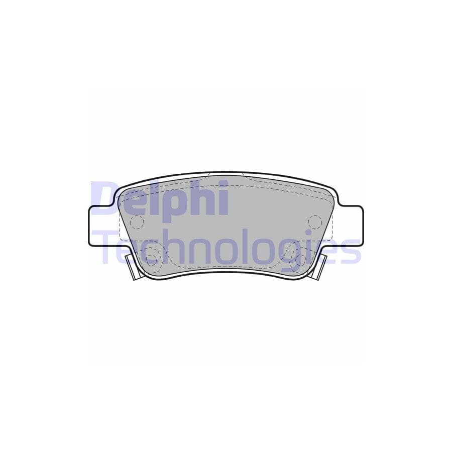 Delphi Lp2047 Brake Pad Set For Honda Cr-V