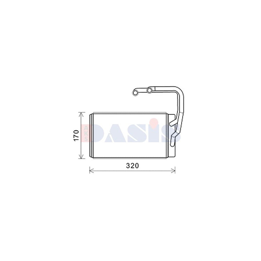 AKS Dasis 569028N Heater Matrix For Kia Opirus (Gh) | ML Performance UK