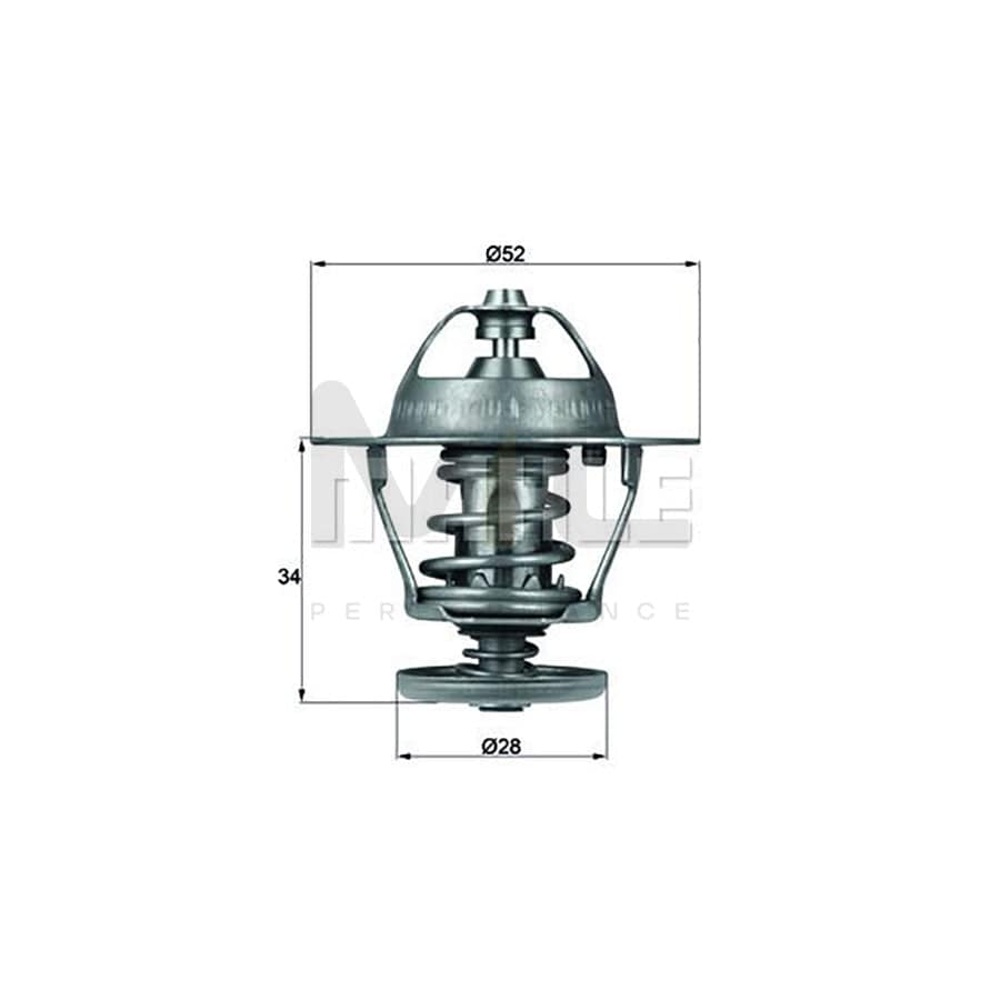 MAHLE ORIGINAL TX 87 77D Engine thermostat Opening Temperature: 77��C, with seal | ML Performance Car Parts