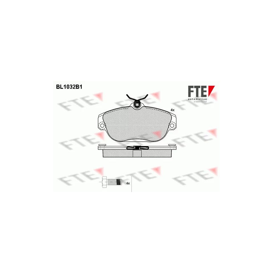 Fte BL1032B1 Brake Pad Set | ML Performance UK Car Parts