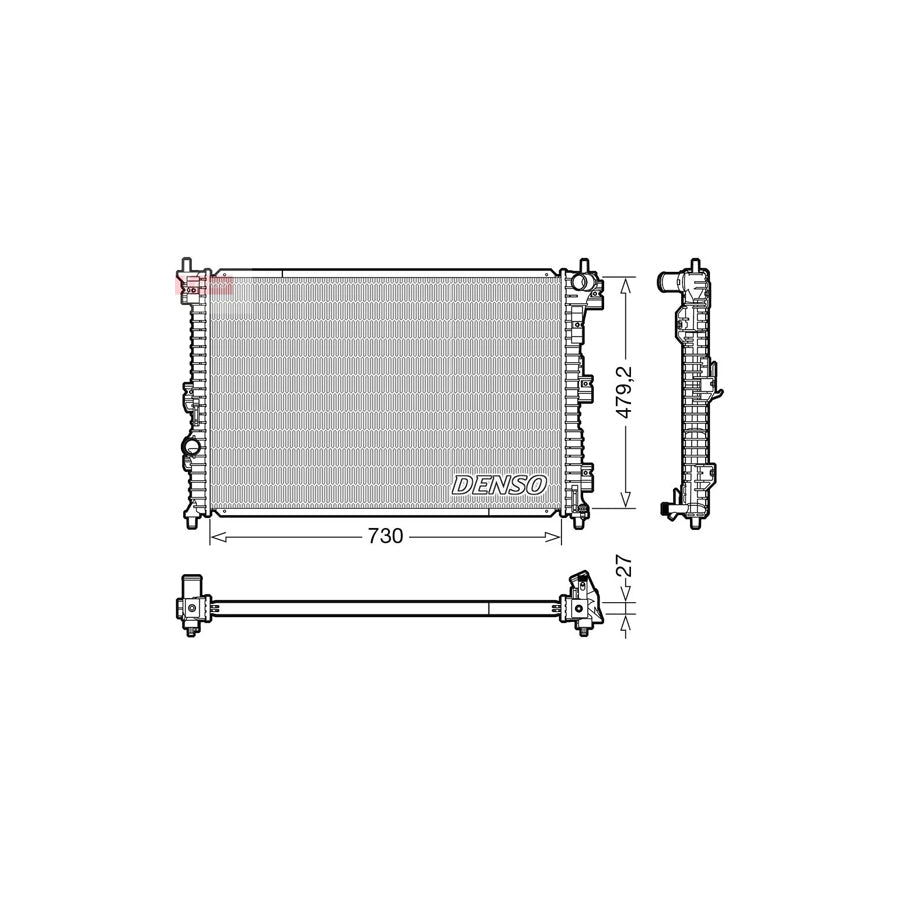 Denso DRM10112 Drm10112 Engine Radiator | ML Performance UK